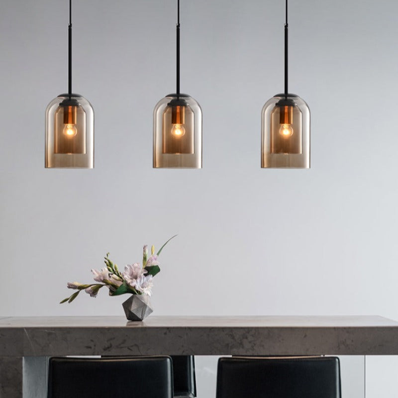 Modernes Glas-Design Pendelleuchte GlanzZeit – exklusive Glas-Leuchte für moderne Innenräume.