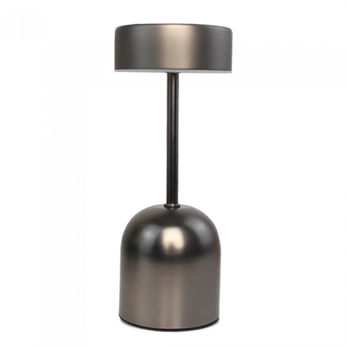 Wiederaufladbare Tischlampe mit blendfreiem Licht für abendliche Entspannung.