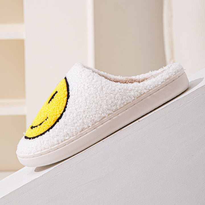 Unisex Smiley Gesicht weiche Hausschuhe | Innen