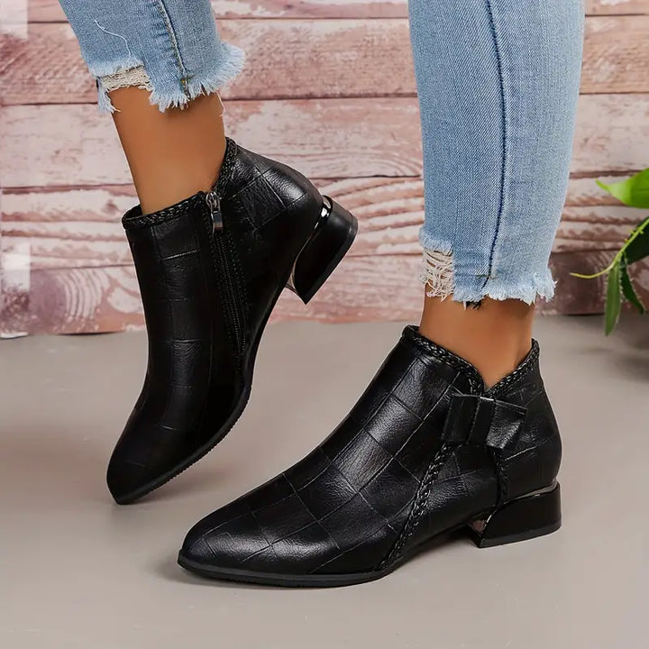 Damen Knöchelhohe Stiefel | Niedriger Absatz