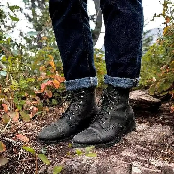 Herren Schnürschuh Stiefel | Klassisch