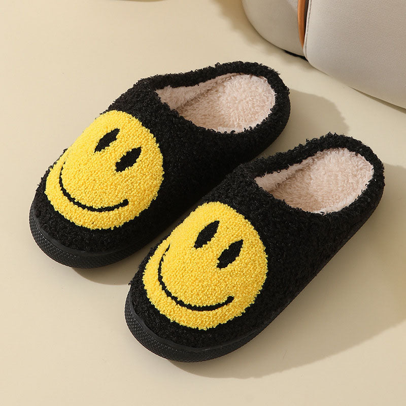 Unisex Smiley Gesicht weiche Hausschuhe | Innen