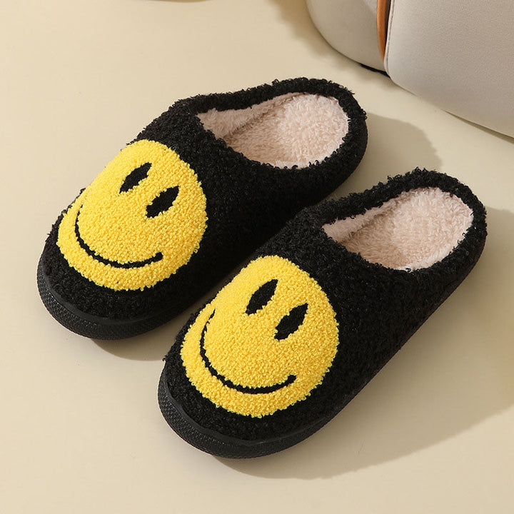 Unisex Smiley Gesicht weiche Hausschuhe | Innen