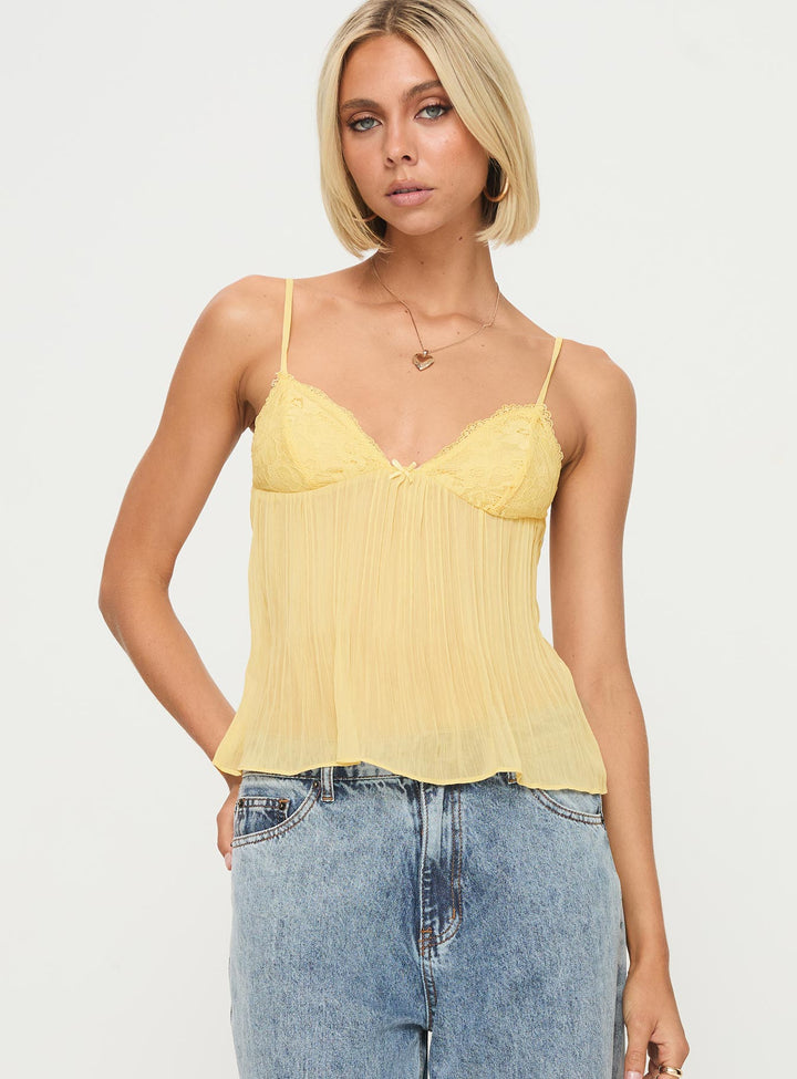 Damen Sommer Top | Gelb