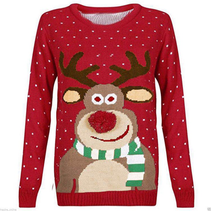 Ugly Xmas Pullover für Damen | Strukturierter Look