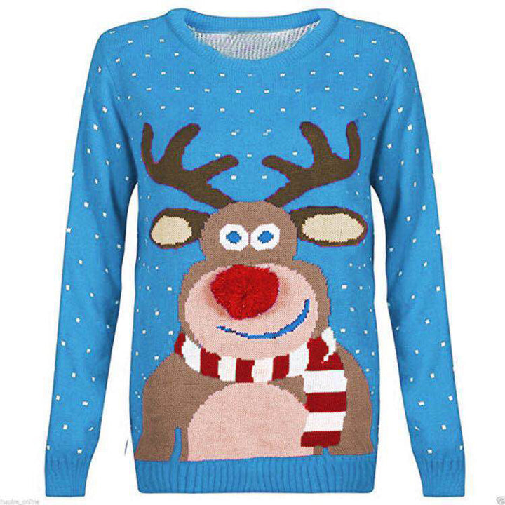 Ugly Xmas Pullover für Damen | Strukturierter Look