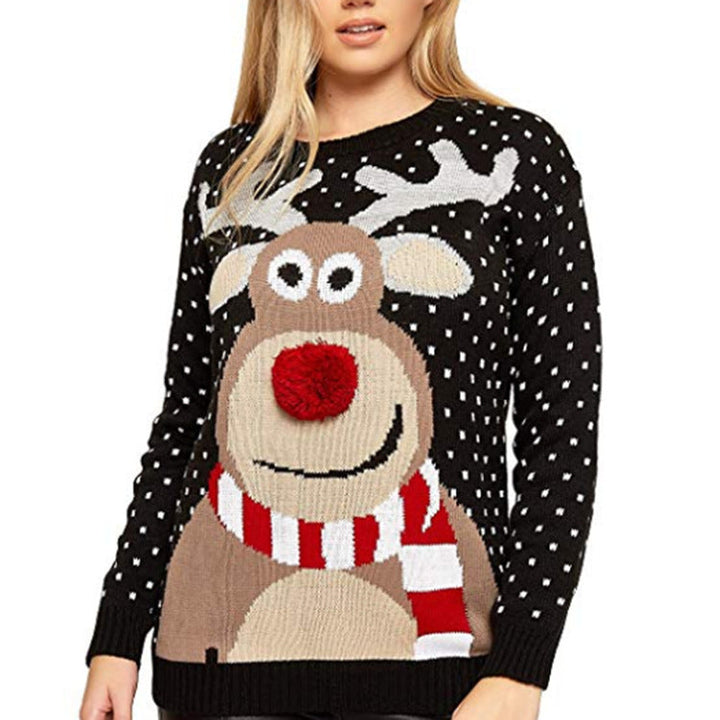 Ugly Xmas Pullover für Damen | Strukturierter Look