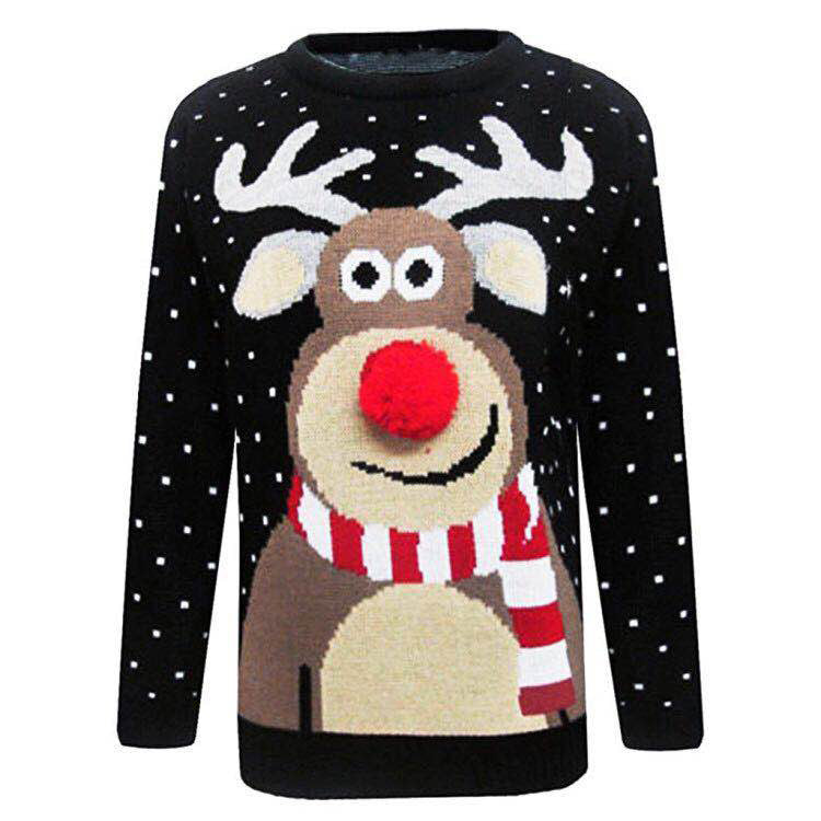 Ugly Xmas Pullover für Damen | Strukturierter Look
