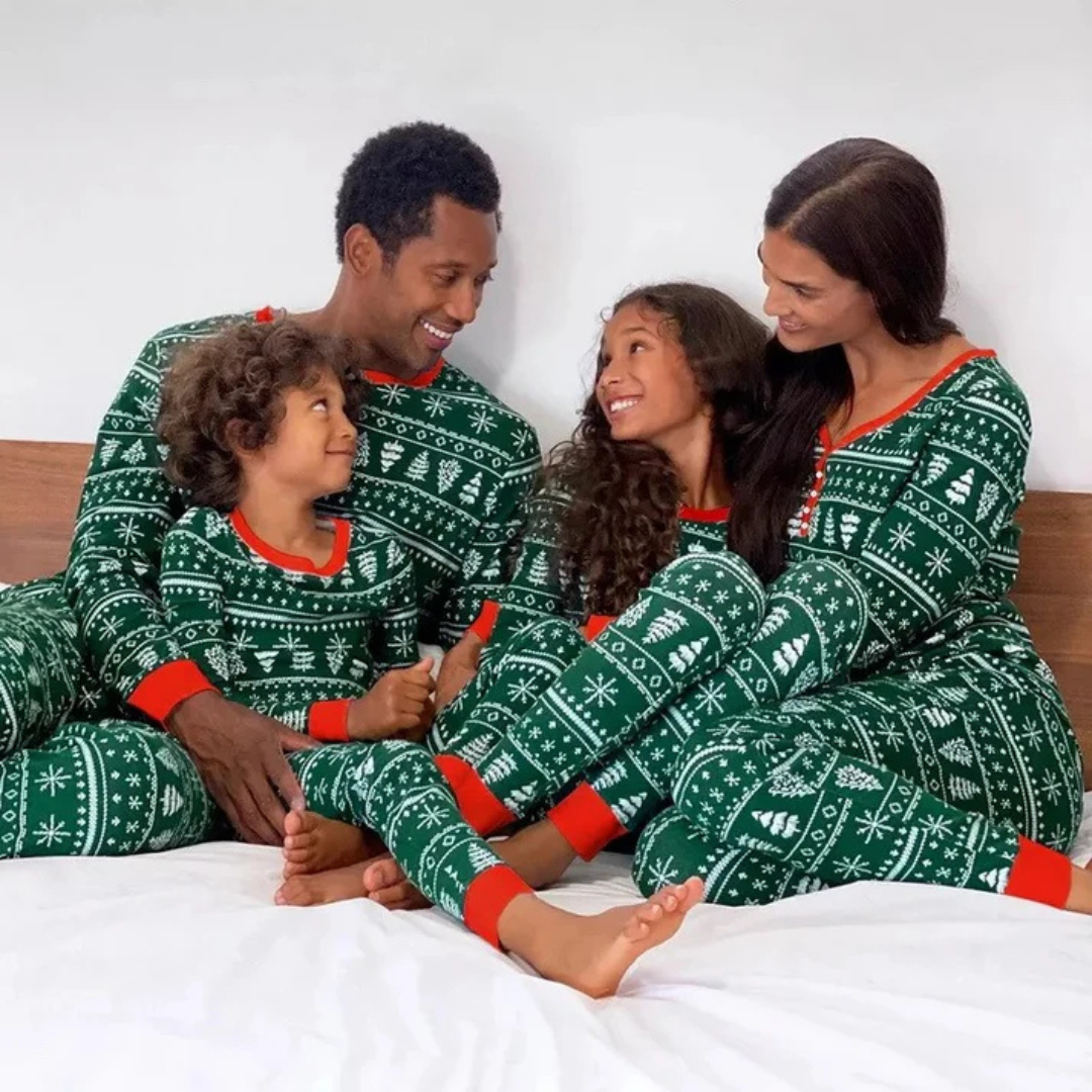 Familie Weihnachtspyjama Set | Warme