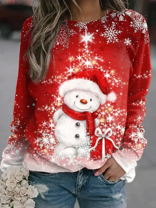 Niedlich Weihnachtspullover Damen | Gedruckt