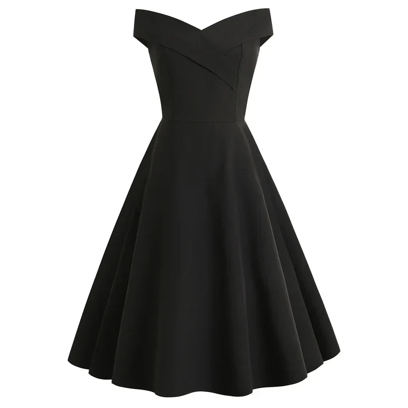 Schulterfreies Ballkleid Für Damen | Midi