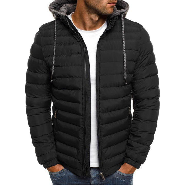 Herren Mit Kapuze Winter Jacke | Reißverschluss