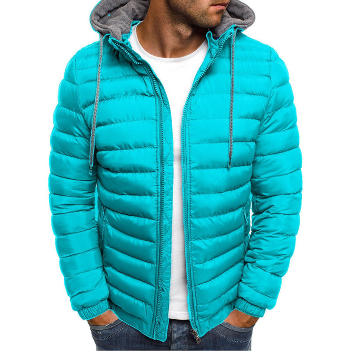 Herren Mit Kapuze Winter Jacke | Reißverschluss