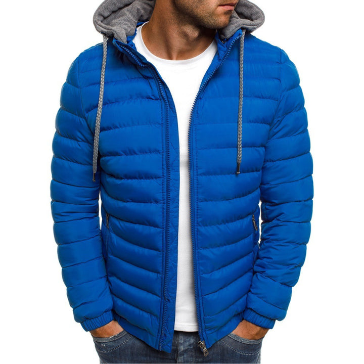 Herren Mit Kapuze Winter Jacke | Reißverschluss