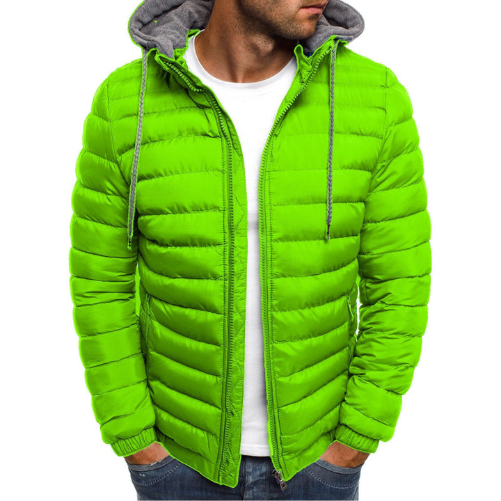 Herren Mit Kapuze Winter Jacke | Reißverschluss