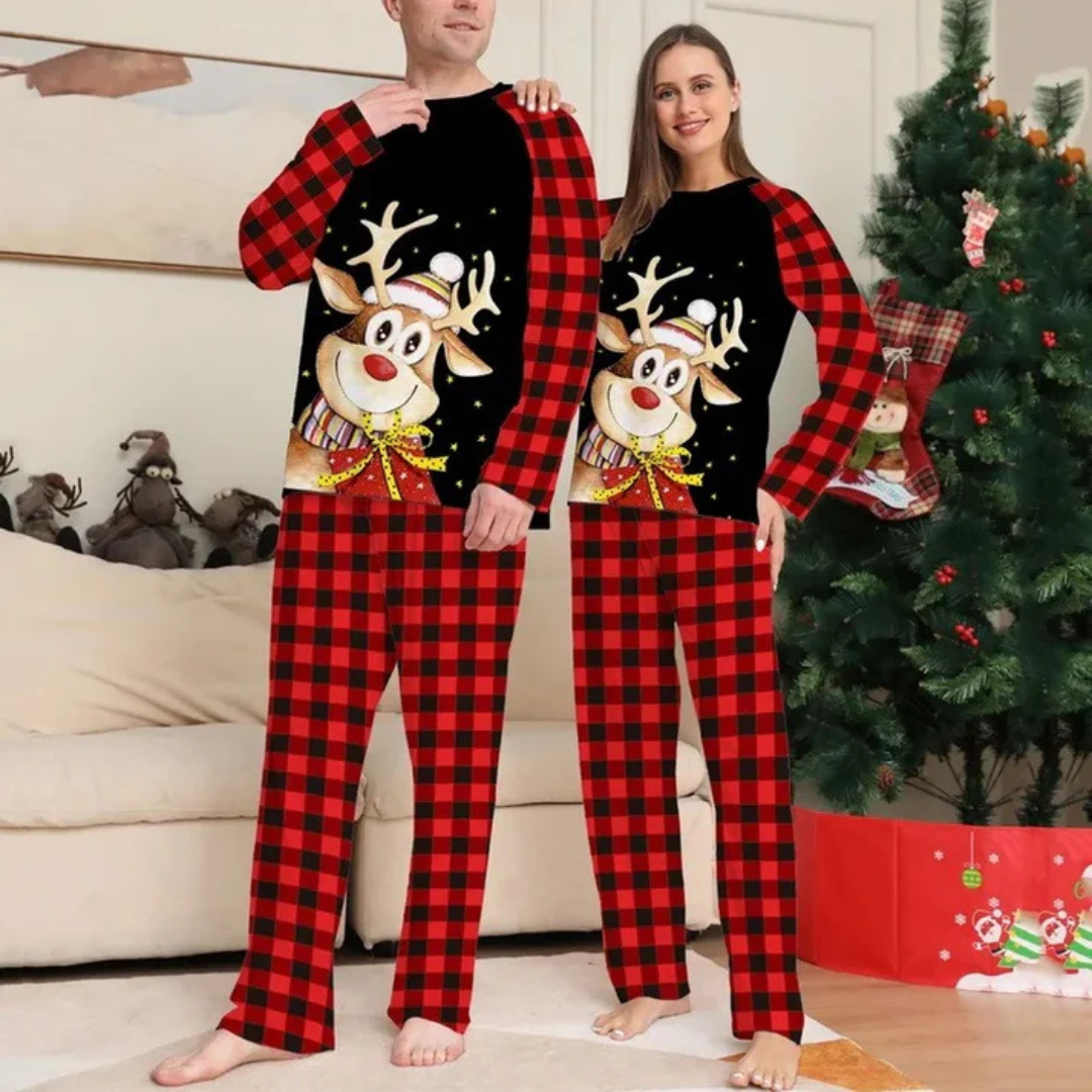 Familie Weihnachtspyjama Set | Warme