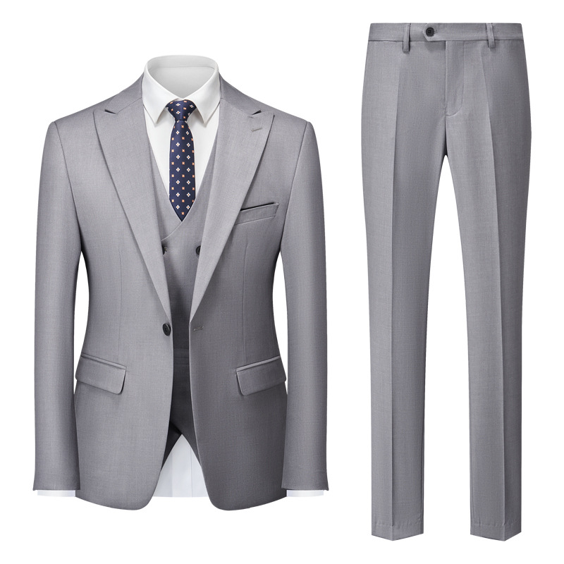 Herren Moderne Klassisch 3-Teilig Hochzeitsgast Anzug Set | Formelle