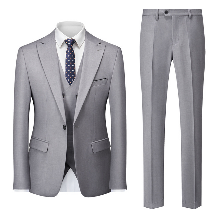 Herren Moderne Klassisch 3-Teilig Hochzeitsgast Anzug Set | Formelle