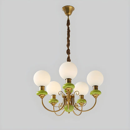 Elegante Leuchten - Kreativer Art Déco-Kronleuchter