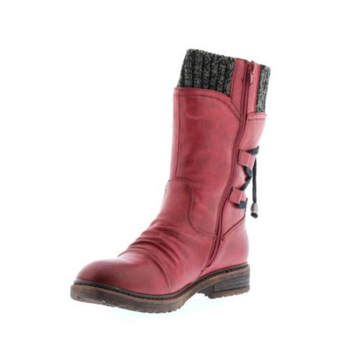 Damen Winter Stiefel | Gestricktes Detail