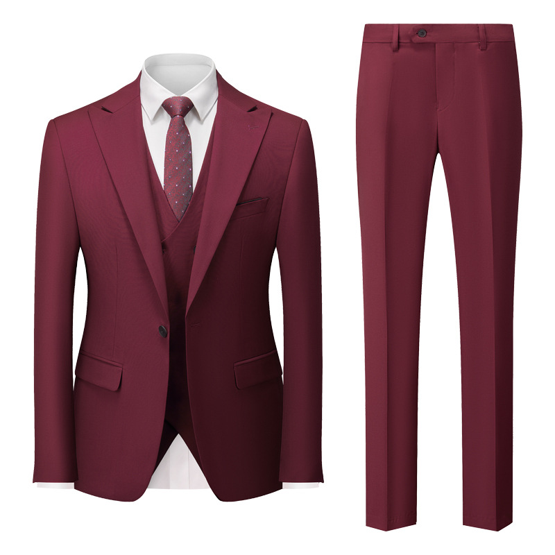 Herren Moderne Klassisch 3-Teilig Hochzeitsgast Anzug Set | Formelle