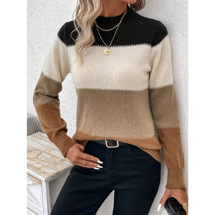Damen Gestrickter Winter Pullover | Warme