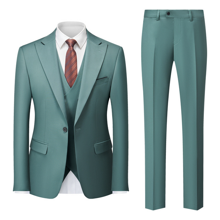 Herren Moderne Klassisch 3-Teilig Hochzeitsgast Anzug Set | Formelle