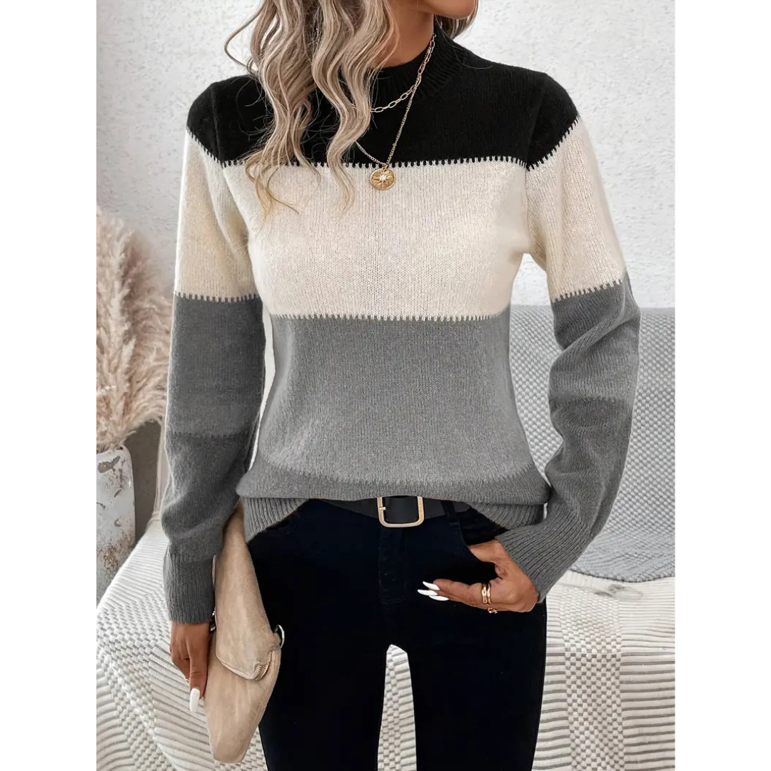 Damen Gestrickter Winter Pullover | Warme