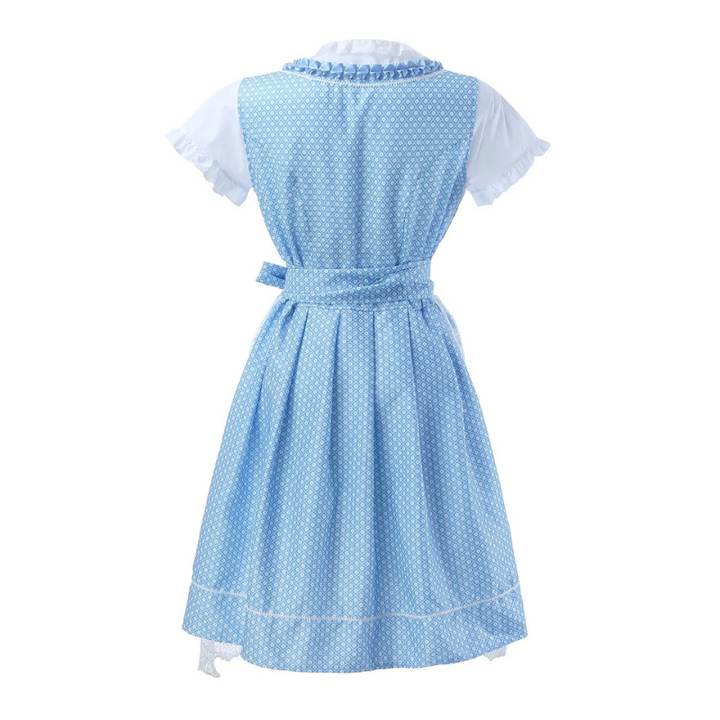 Damen Stilvolles Blau Dirndl Oktoberfest Kleid