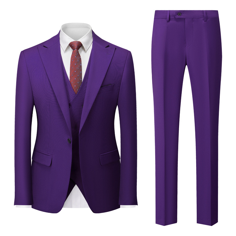 Herren Moderne Klassisch 3-Teilig Hochzeitsgast Anzug Set | Formelle