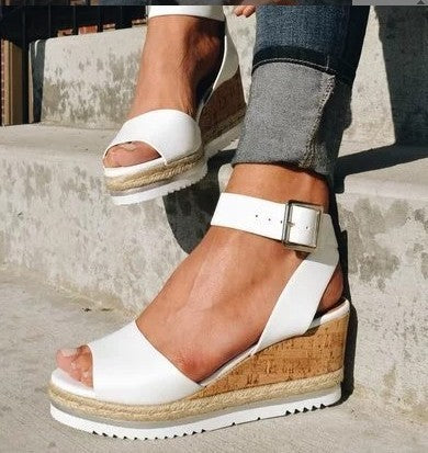 Offene Keilsandalen Für Damen | Sommer