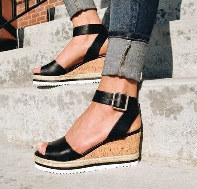 Offene Keilsandalen Für Damen | Sommer