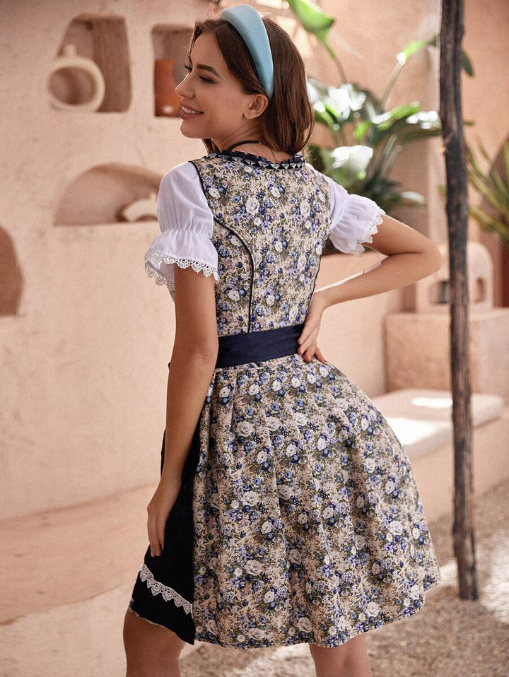 Damen Modernes Atmungsaktives Oktoberfest Kostüm