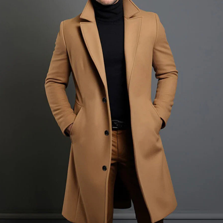 Herren Langer Trench Mantel | Elegante