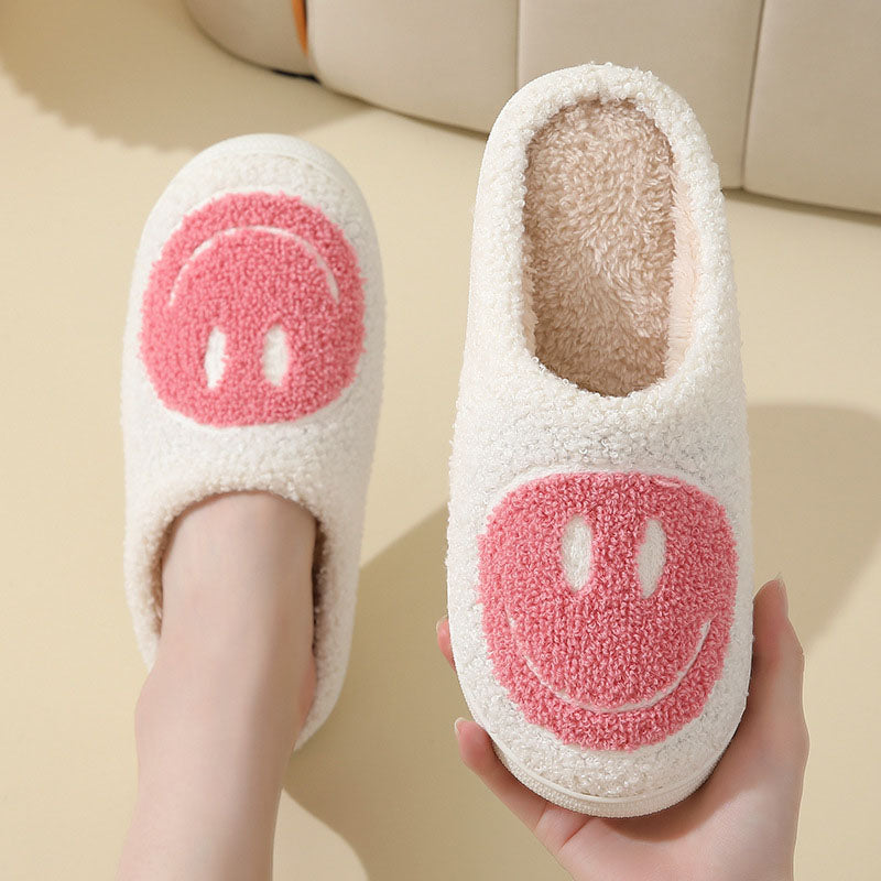 Unisex Smiley Gesicht weiche Hausschuhe | Innen