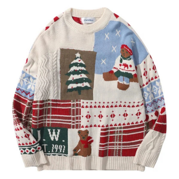 Unisex Klassisches Weihnachtsfest Pullover | Gestrickt