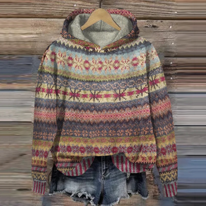 Damen Vintage Kapuzenpulli | Lässig