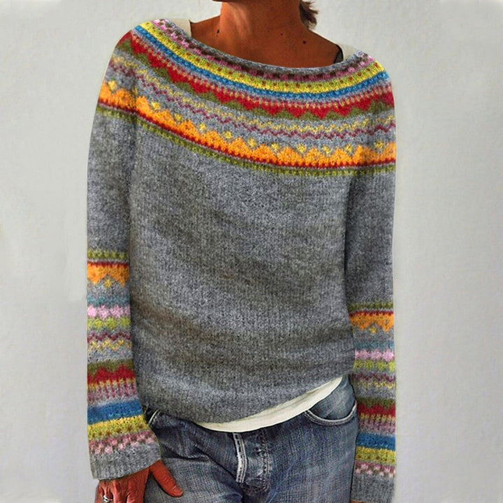 Damen Gestrickt Lange Ärmel Pullover | Warme