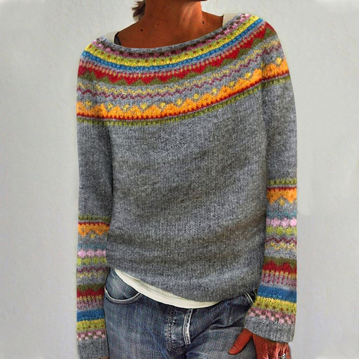 Damen Gestrickt Lange Ärmel Pullover | Warme