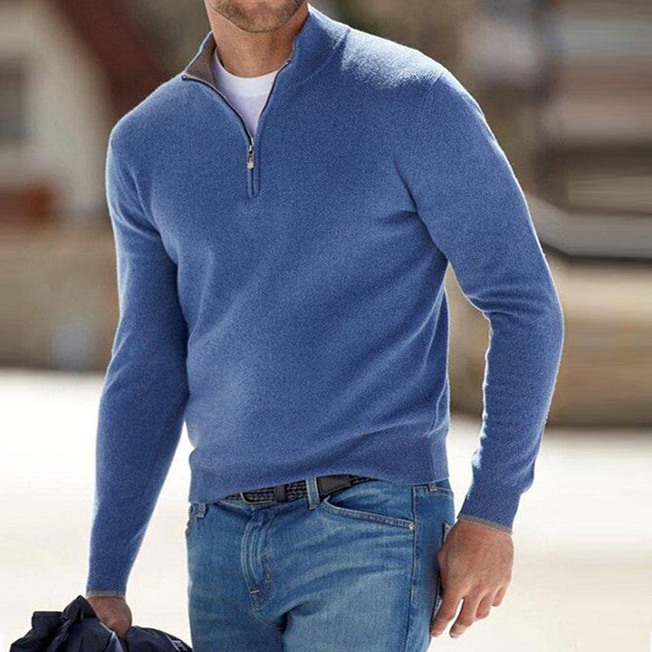 Herren Warm Strick Pullover | Langarm