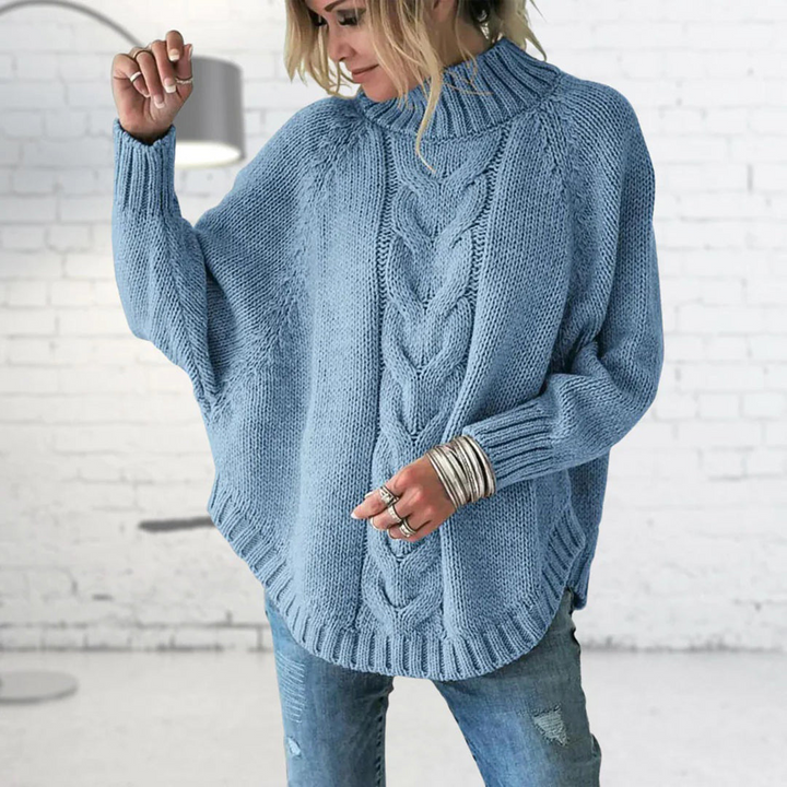 Damen Lässig Pullover | Stehkragen