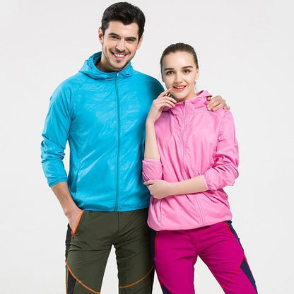 Windfeld | Unisex leichte wasserdichte Windjacke | Weiß