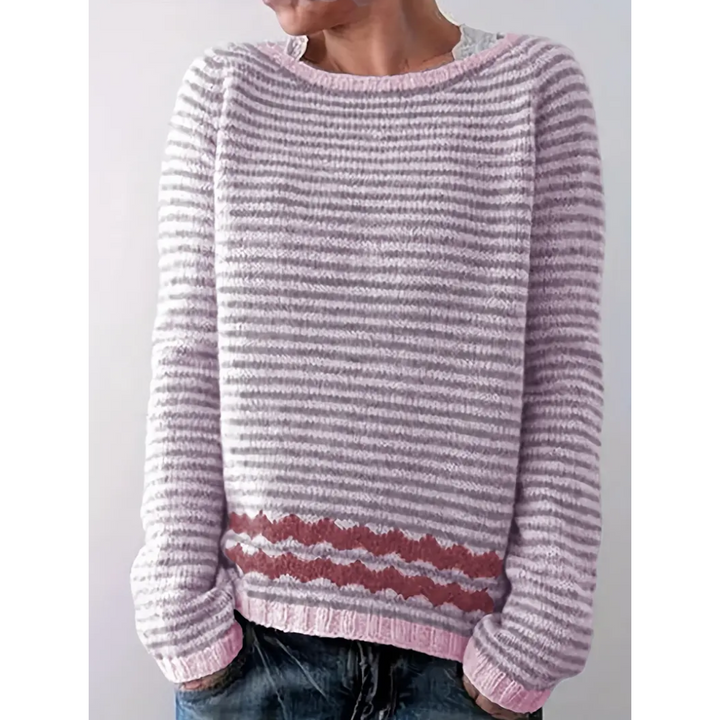 Damen Lässig Pullover | Gestreift