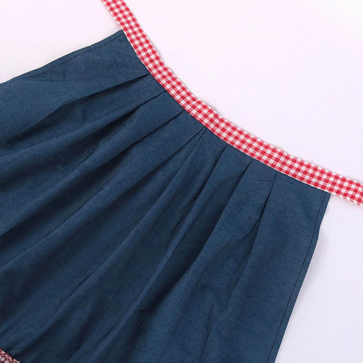 Kurzärmeliges Oktoberfest-Dirndlkleid für Damen
