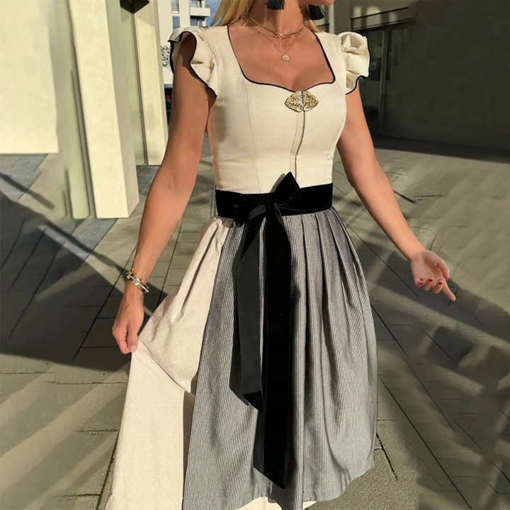 Damen Elegante Oktoberfest Dirndl Kleid