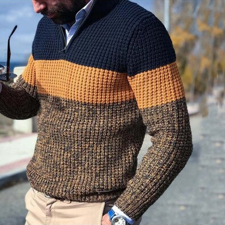 Herren Strick Warme Langarm Pullover | Winter