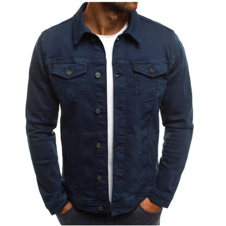 Herren Knopfleiste Freizeitjacke | Stilvoll