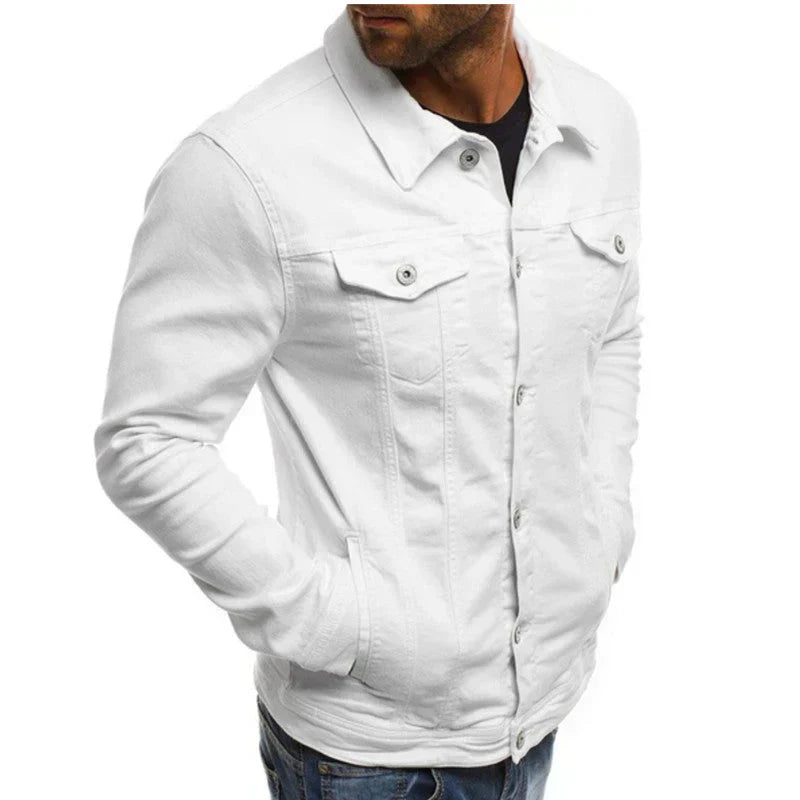Herren Knopfleiste Freizeitjacke | Stilvoll