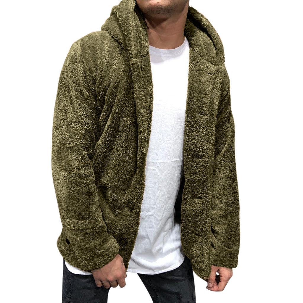 Locker Fleecejacke für Herren | Mit Kapuze