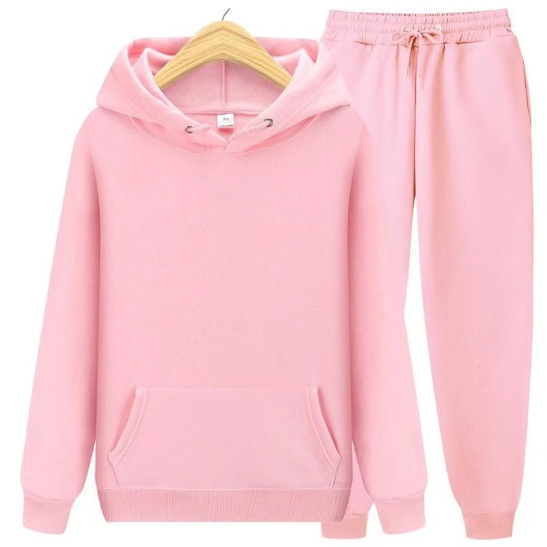 Herren Kapuzenpullover und Jogginghose Set | Lockere Passform